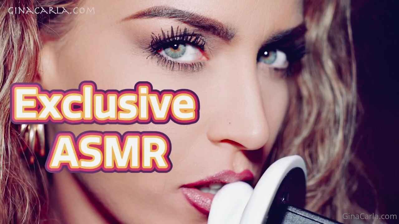 Gina Carla Exclusive ASMR Ear Smooching Video Leaked 2021